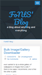 Mobile Screenshot of fonts4eva.net